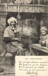 CPA Folklore Bretagne Vieille bretonne 