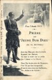 CPA Folklore Priere au Jeuen Bon Dieu Militaria 