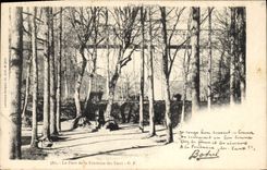 CPA Folklore Botrel Le pont de la fontaine des eaux 