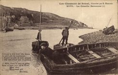 CPA Folklore Les chansons de Botrel illustrees La cruelle berceuse 
