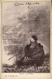 CPA Folklore Comme l'alouette Le poete 