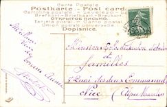 Vintage Postcard Fantasy Child Bonen year