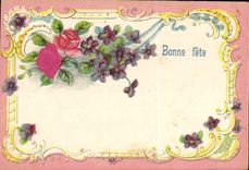 CPA Fantaisie Fleurs 