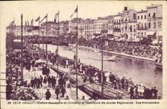 Vintage Postcard Sette Contest of tournaments reionales Overall picture