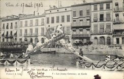 Vintage Postcard the This Cettoises tournaments In Guard