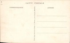 Vintage Postcard Sete Contest of regional tournaments the fall
