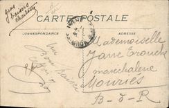 Vintage Postcard the This Cettoises tournaments of St Louis in guard