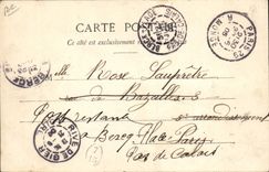 Vintage Postcard Rivets of Gier the tournament