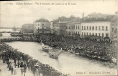 CPA Cette Vue d'ensemble des joutes de la St Louis 
