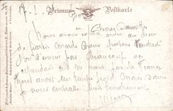 Postal Fantasia Ilustrador Deutscher Winter