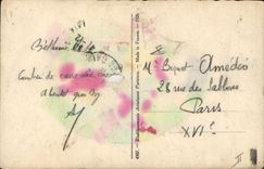 Postal Fantasia Ilustrador Niños el zorro y el cuervo