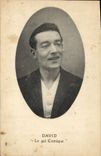 CPA David Le gai comique 