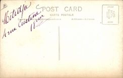 Vintage Postcard Mitiaja Street Custine Paris