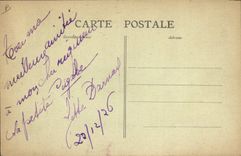 Vintage Postcard Miss Y Darnay Dog