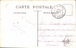 Vintage Postcard Man Music