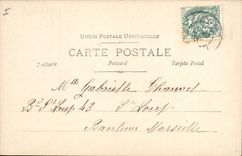 Vintage Postcard Lutece Woman