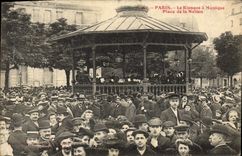 CPA Paris Le kiosque a musique Place de la Nation TOP 
