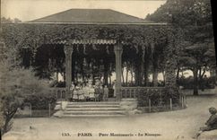 CPA Paris Parc Montsouris Le kiosque 