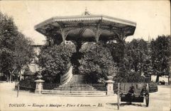 CPA Toulon Kiosque a musique Place d'armes 