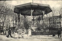 CPA Toulon Place d'armes Kiosque a musique 