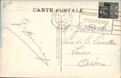 Postal Toulon Concierto sobre el lugar de armas por la música de las tripulaciones de la flota