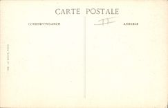 Vintage Postcard Militaria Festivals of the Victoire July 13th, 1919 On the steps of the town hall Poincare Joffre Foch