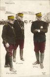 CPA Militaria Nos chefs General de Castelnau Joffre Pau