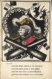 CPA Militaria Joffre mon coeur a la France