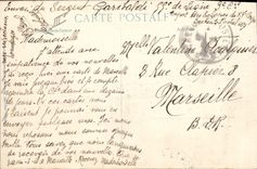 CPA Militaria Les generaux de Castelnau Joffre pau