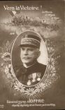 CPA Militaria General Joffre Vers la Victoire !