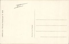 Vintage Postcard Militaria Maintenance of General Joffre and king Albert