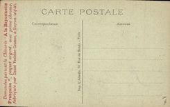 Vintage Postcard Militaria Paris festivals of the Victoire July 14th, 1919 the marshals Foch and Joffre at the top of the troops