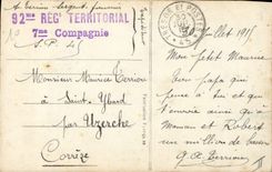 CPA Militaria Le general Joffre