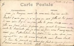 Vintage Postcard Militaria In its Joffre hand