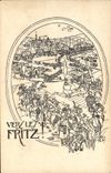 Vintage Postcard Militaria Towards Fritz