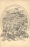 Vintage Postcard Militaria With the camp