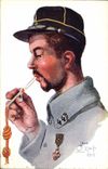 CPA Militaria Soldat 