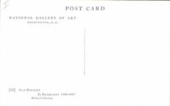 CPA Rembrandt National Gallery Washington 