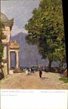 Vintage Postcard Villa Carlotta Scorcio della Cappella Lago di Como