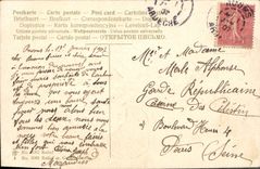 CPA Fantaisie Fleurs Enfants Trefle 