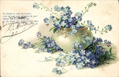 CPA Fantaisie Fleurs 