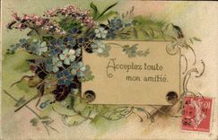 CPA Fantaisie Fleurs 