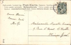 CPA Fantaisie Fleurs Colombe 