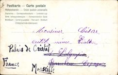 CPA Fantaisie Fleurs Oiseaux 