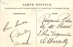 Vintage Postcard This Cettoises Tournaments of the gold Cut during