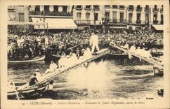 Vintage Postcard Sete Contest of regional tournaments after the fall