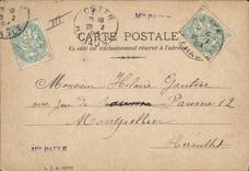 Vintage Postcard Scene locale Water tournament with laces and the square