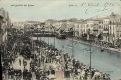 CPA Cette Vue generale des joutes 