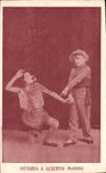 Vintage Postcard Victoria and Alberto Marino