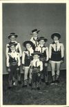 CPA Souvenir de la troupe du Roedo du Far West 